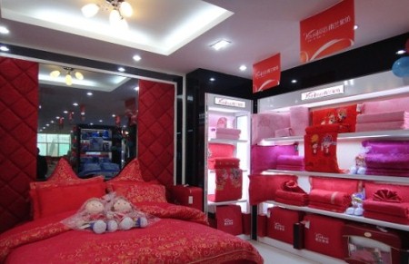 热烈庆祝雨兰家纺湖南永州店揭牌开业